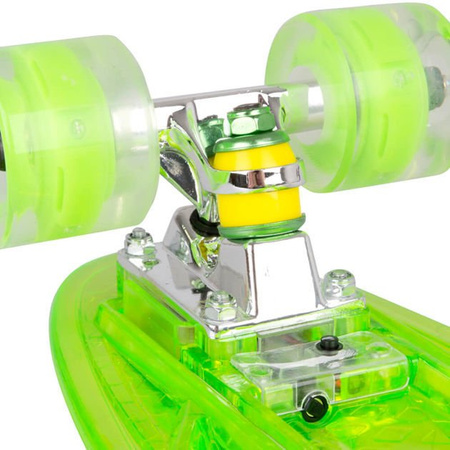 Świecąca deskorolka FISZKA penny board WORKER Lumy 200 22"