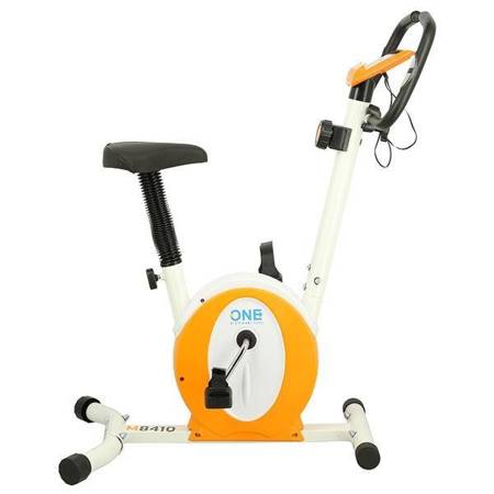Rower stacjonarny magnetyczny M8410 One Fitness biało-pomarańczowy